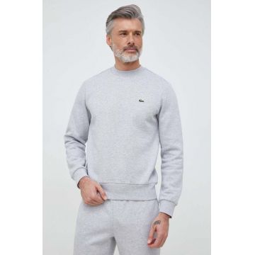 Lacoste bluză bărbați, culoarea gri, uni SH9608-132