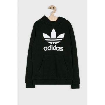 Adidas Originals Bluză DV2870 culoarea negru, cu imprimeu