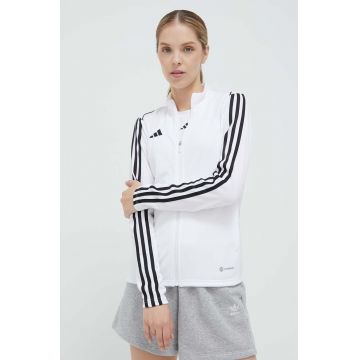 adidas Performance hanorac de antrenament Tiro 23 League culoarea alb, cu imprimeu HS3513