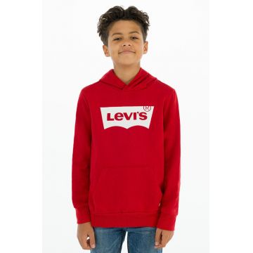 Levi's Bluză copii culoarea rosu, cu imprimeu