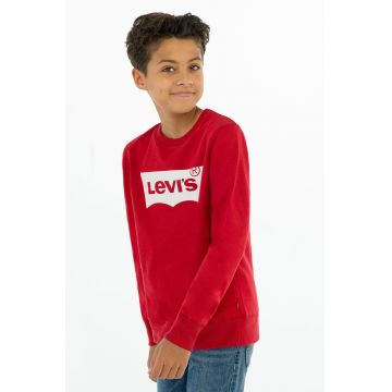 Levi's Bluză copii culoarea rosu, cu imprimeu