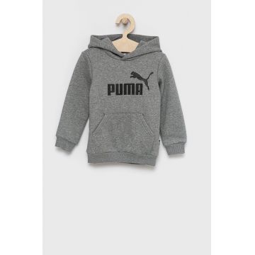 Puma Bluză copii 586965 culoarea gri, cu imprimeu