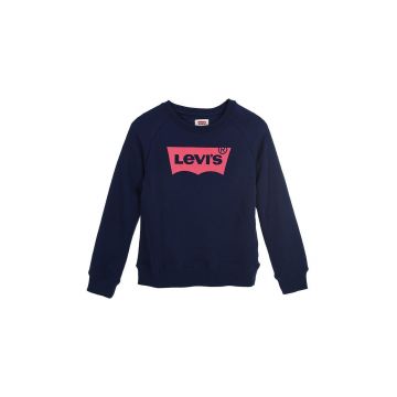 Levi's bluza copii culoarea albastru marin, cu imprimeu