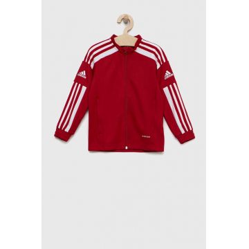 adidas Performance bluza copii Sq21 Tr Jkt Y culoarea rosu, cu imprimeu