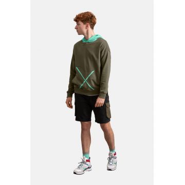 Hanorac unisex cu model colorblock