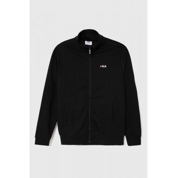 Fila bluza copii BIDINGEN culoarea negru, melanj