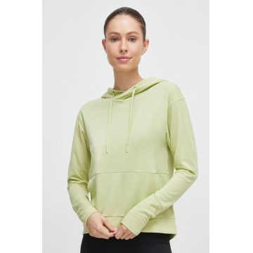 Helly Hansen hanorac Lifa Tech femei, culoarea verde, cu glugă, uni Lifa Tech 48530