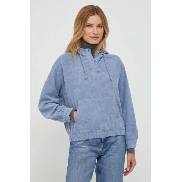 Pepe Jeans bluza femei, cu glugă, neted