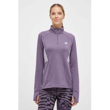 adidas Performance hanorac de antrenament Hyperglam culoarea violet, cu imprimeu