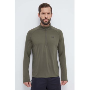 Under Armour hanorac de antrenament Tech 2.0 culoarea verde, melanj