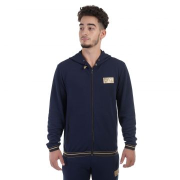 Hanorac EMPORIO ARMANI EA7 pentru barbati TRAIN GOLD LABEL M HOODIE FZ PQ - 6LPM33PJG1Z01554