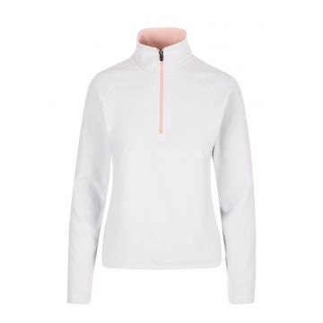 Bluza sport din fleece cu fermoar scurt Skylar