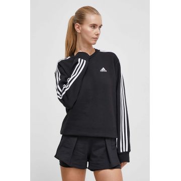 adidas bluză femei, culoarea negru, cu model HZ5744