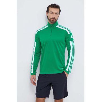 adidas Performance hanorac de antrenament Squadra 21 culoarea verde, cu imprimeu GP6473