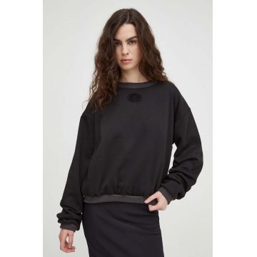 G-Star Raw bluza femei, culoarea negru, cu imprimeu