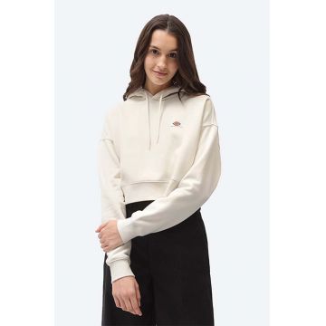 Dickies bluză femei, culoarea bej, cu glugă, uni DK0A4XJTECR-cream