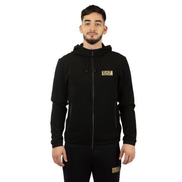 Hanorac EMPORIO ARMANI EA7 pentru barbati TRAIN GOLD LABEL M HOODIE FZ PQ - 3DPM12PJG1Z01200