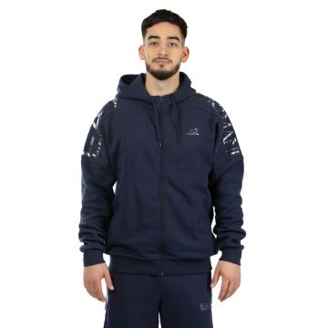 Hanorac EMPORIO ARMANI EA7 pentru barbati TRAIN LOGO SERIES M T-TOP HOODIE FZ EXTENDED LOGO - 6RPM24PJHLZ01554