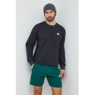 adidas bluză bărbați, culoarea negru, uni IN7128