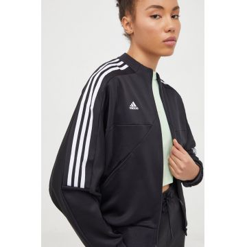 adidas bluză TIRO femei, culoarea negru, cu imprimeu IS4345