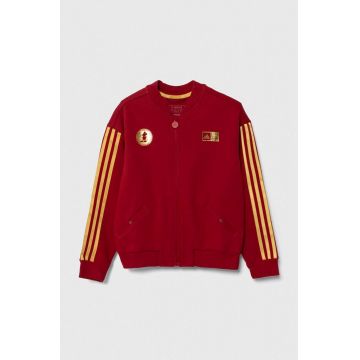 adidas bluza copii x Disney culoarea bordo, cu imprimeu