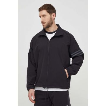 adidas Originals bluză bărbați, culoarea negru, cu imprimeu IS2818