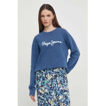 Pepe Jeans bluza femei, cu imprimeu