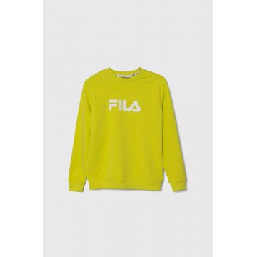 Fila bluza copii culoarea galben, cu imprimeu