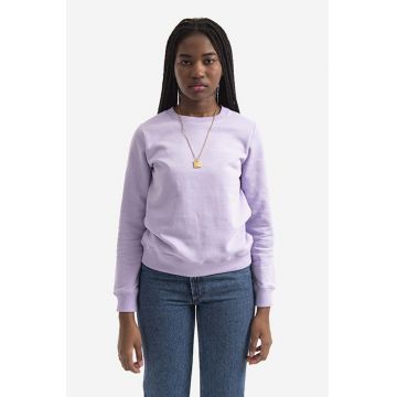 A.P.C. hanorac de bumbac Sweat Item F femei, culoarea violet, cu imprimeu COEAS.F27663-VIOLET