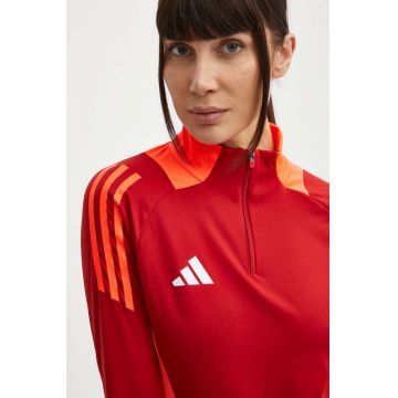 adidas Performance hanorac de antrenament Tiro 24 Competition culoarea rosu, modelator, IS1647