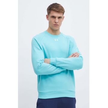 Under Armour bluza barbati, culoarea turcoaz, neted