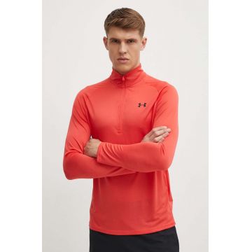 Under Armour hanorac de antrenament Tech 2.0 culoarea rosu, melanj