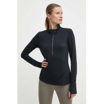 Under Armour hanorac de jogging Qualifier Run 1 culoarea negru, neted