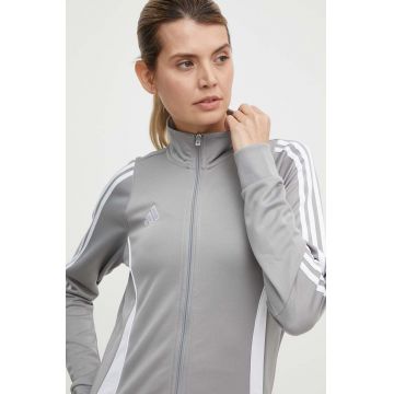 adidas Performance hanorac de antrenament Tiro 24 culoarea gri, cu imprimeu, IR9500