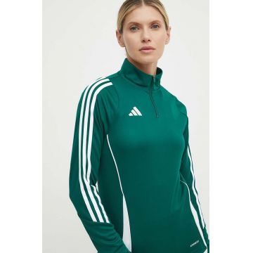 adidas Performance hanorac de antrenament Tiro 24 culoarea verde, cu imprimeu, IR9385