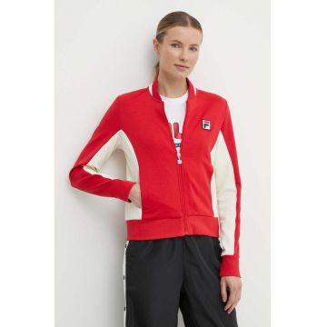 Fila bluza Laiben femei, culoarea rosu, modelator, FAW0741