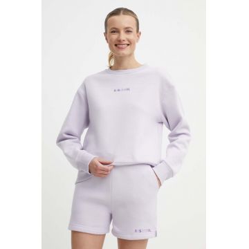 Rossignol bluza femei, culoarea violet, cu imprimeu, RLMWS08