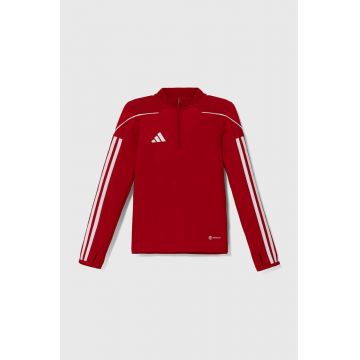 adidas Performance bluza copii TIRO23L TR TOPY culoarea rosu, cu imprimeu, HS3489