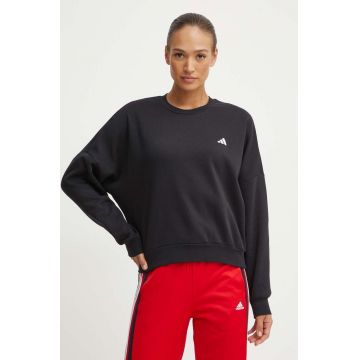 adidas bluza Essentials femei, culoarea negru, neted, IX7940