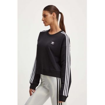 adidas Originals bluza 0 femei, culoarea negru, cu imprimeu, IR5522