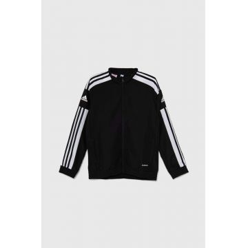 adidas Performance bluza copii SQ21 PREKT culoarea negru, cu imprimeu, GK9552