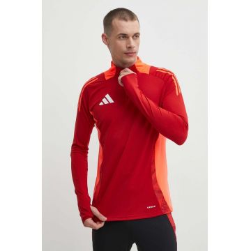 adidas Performance hanorac de antrenament Tiro 24 culoarea rosu, modelator, IS1644