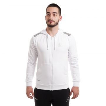 Hanorac EMPORIO ARMANI EA7 pentru barbati TRAIN 7 LINES M HOODIE FZ COFT - 3DPM45PJLIZ01100