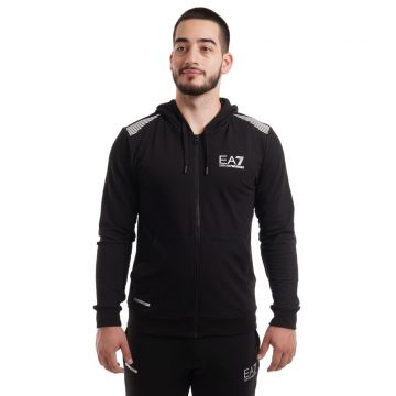 Hanorac EMPORIO ARMANI EA7 pentru barbati TRAIN 7 LINES M HOODIE FZ COFT - 3DPM45PJLIZ01200