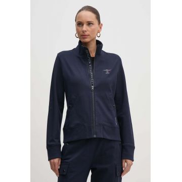 Aeronautica Militare bluza femei, culoarea albastru marin, cu imprimeu, FE1925DF559