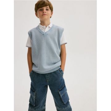 Reserved - BOYS` VEST - lavand