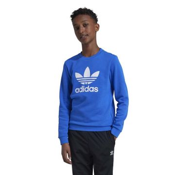 adidas Originals bluza copii TREFOIL CREW cu imprimeu, IY7438