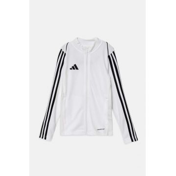 adidas Performance bluza copii TIRO23L TRKTY culoarea alb, cu imprimeu, HS3524