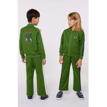 Kenzo Kids bluza copii culoarea verde, cu imprimeu, K60701