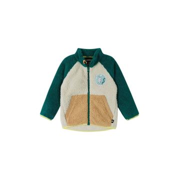 Reima bluza copii Moomin Kramgo culoarea verde, modelator, 5200079C